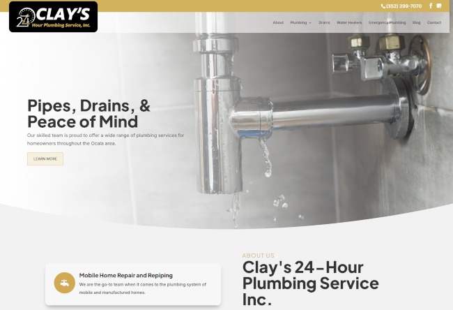 Clay's 24-Hour Plumbing Service Inc.